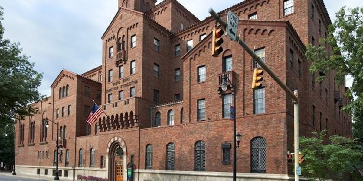 Outside of building