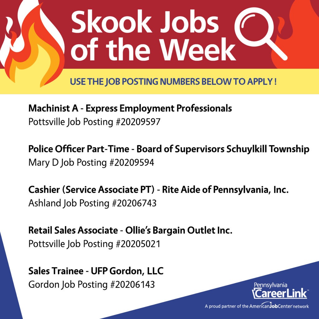 Skook Jobs of the Week - 05/23/2024