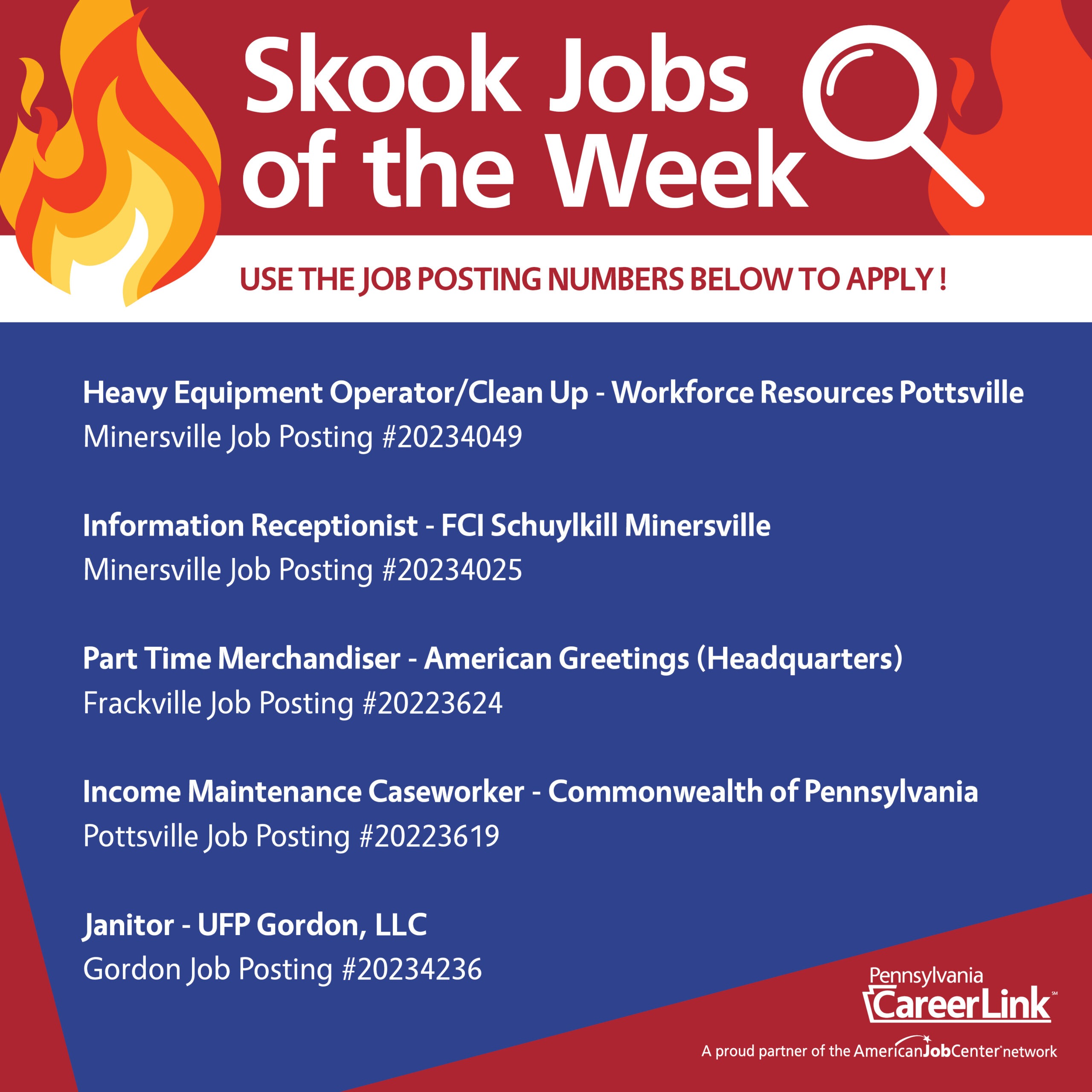 Skook Jobs of the Week - 05/30/2024