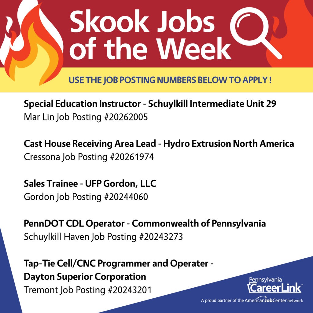 Skook Jobs of the Week - 06/06/2024