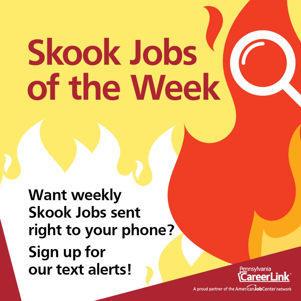 Skook Jobs of the Week