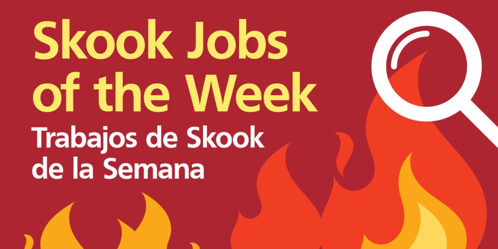 Skook Jobs of the Week