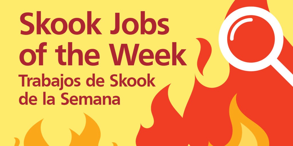 Skook Jobs of the Week