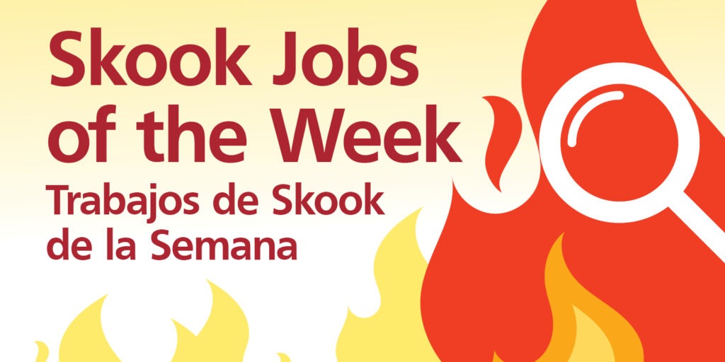 Skook Jobs of the Week